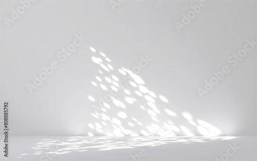 Wallpaper Mural White room with natural light and sunbeams on the wall and floor Torontodigital.ca