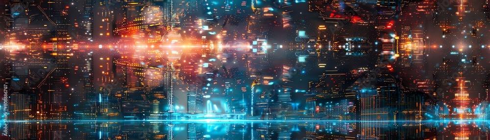 Immerse viewers in a digitally-painted frontal view of Renegade Robotics