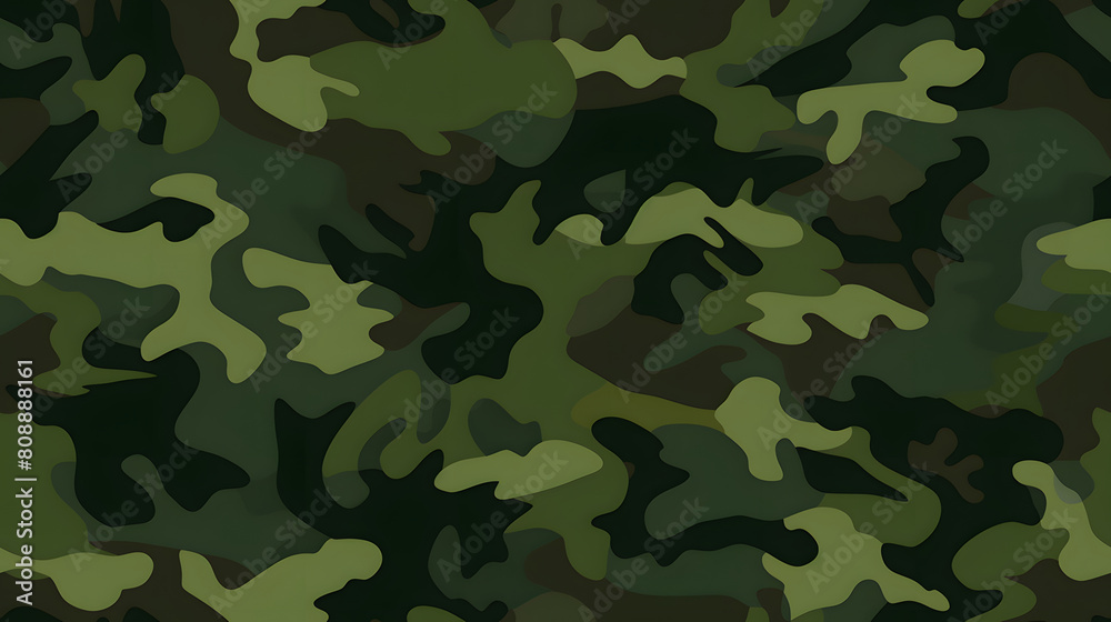 Fototapeta premium green camouflage pattern design poster background