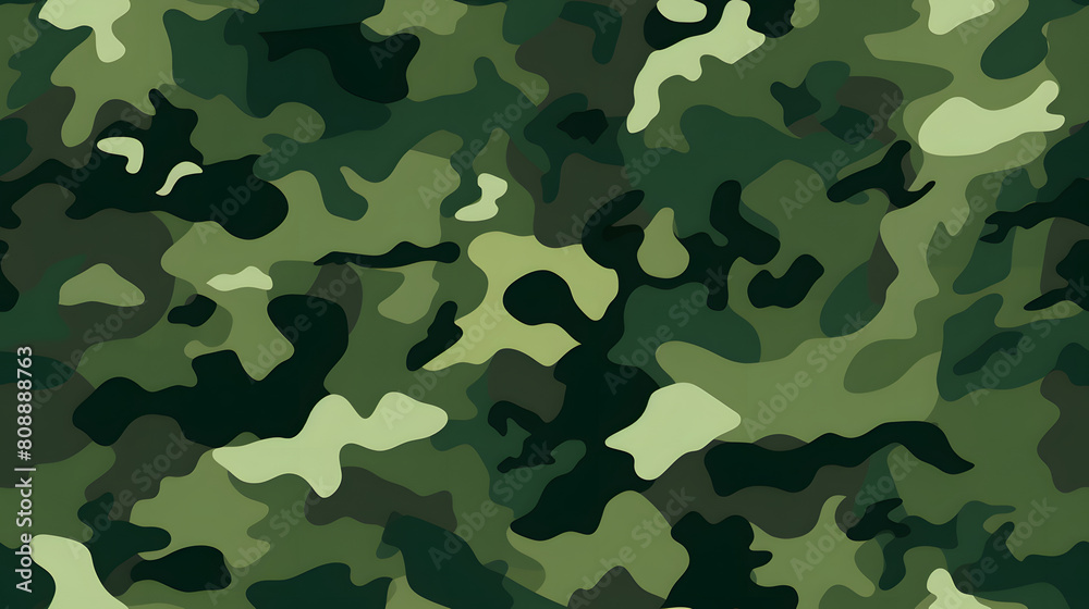 Fototapeta premium green camouflage pattern design poster background