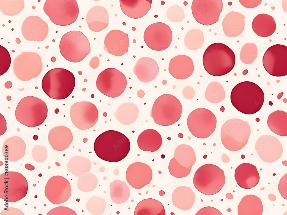 Cute Hand Drawn Abstract Irregular Polka Dots Vector Patterns. Pink and Cream Watercolor Style Dots on an Off-White Background. Bright Simple Dotted Repeatable Print. Pastel Color Geometric Backdrop. Cute Hand Drawn Abstract Irregular Polka Dots Vector Patterns. Pink and Cream Watercolor Style Dots on an Off-White Background. Bright Simple Dotted Repeatable Print. Pastel Color Geometric Backdrop.