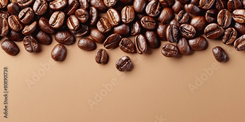 Coffee grains background. Coffee bean