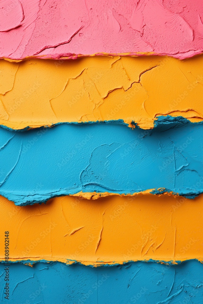 Detailed view of paint splatter and texture on a wall. The various colors and brush strokes create a unique pattern, showcasing the artistry of the painter Detailed view of paint splatter and texture on a wall. The various colors and brush strokes create a unique pattern, showcasing the artistry of the painter