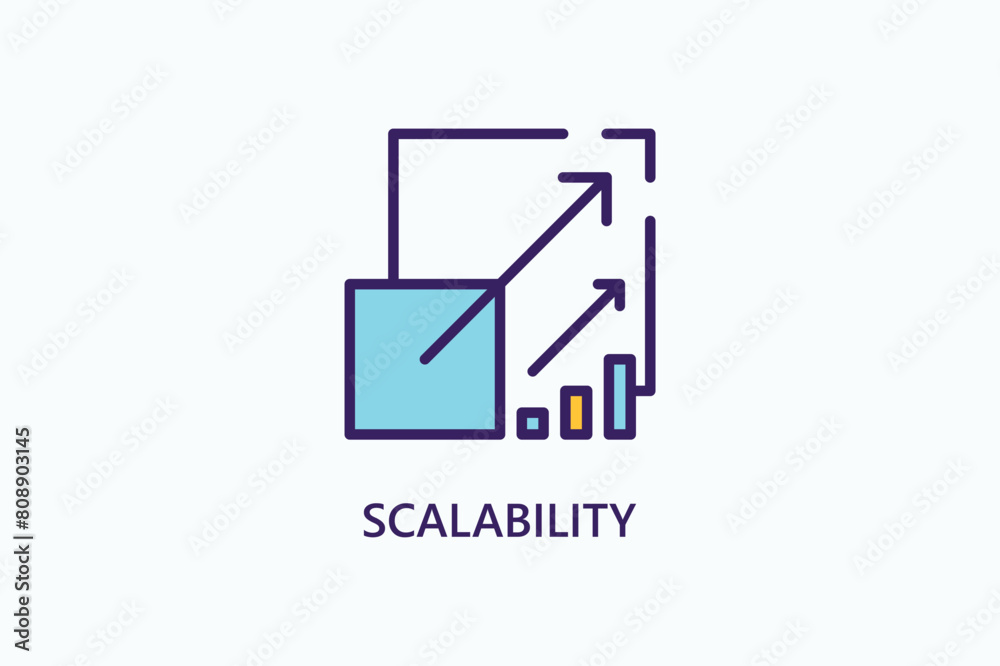 Scalability Vector Icon Or Logo Illustration Scalability Vector Icon Or Logo Illustration