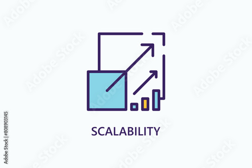 Scalability Vector Icon Or Logo Illustration