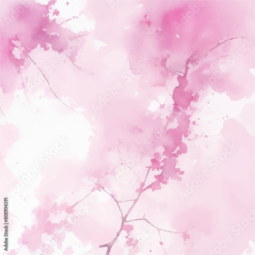 Pink Watercolor Background