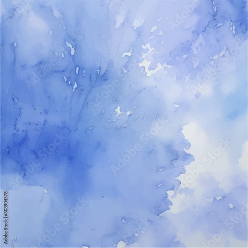 Abstract watercolor background with space, Abstract colorful background, Blue watercolor	
