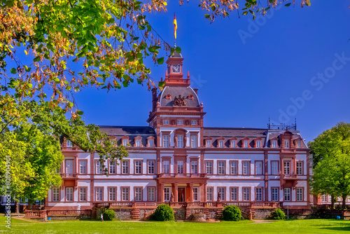 Parkansicht Schloss Philippsruhe in Hanau, Hessen, Deutschland, Europa.  photo