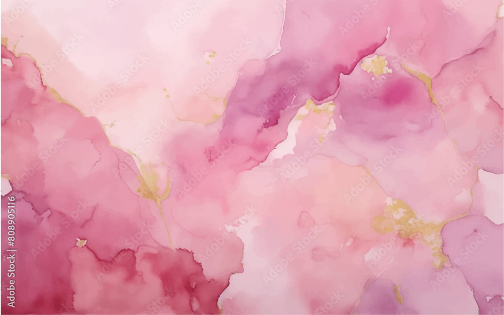 Pink watercolor background, watercolor background with watercolor