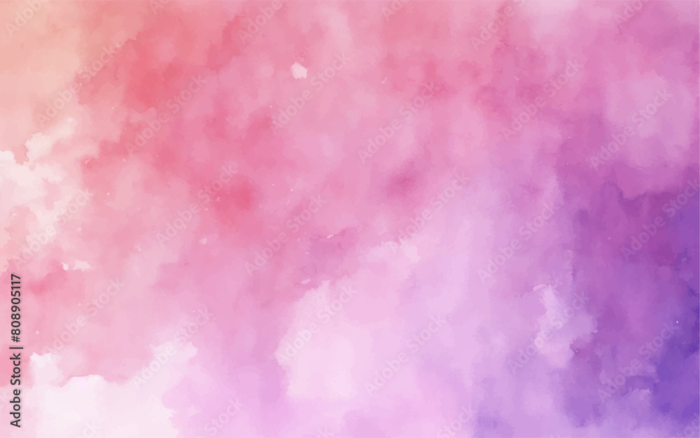 Fototapeta premium Colorful Abstract Pink Watercolor Background