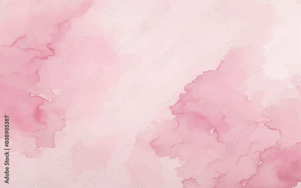 Colorful Abstract Pink Watercolor Background