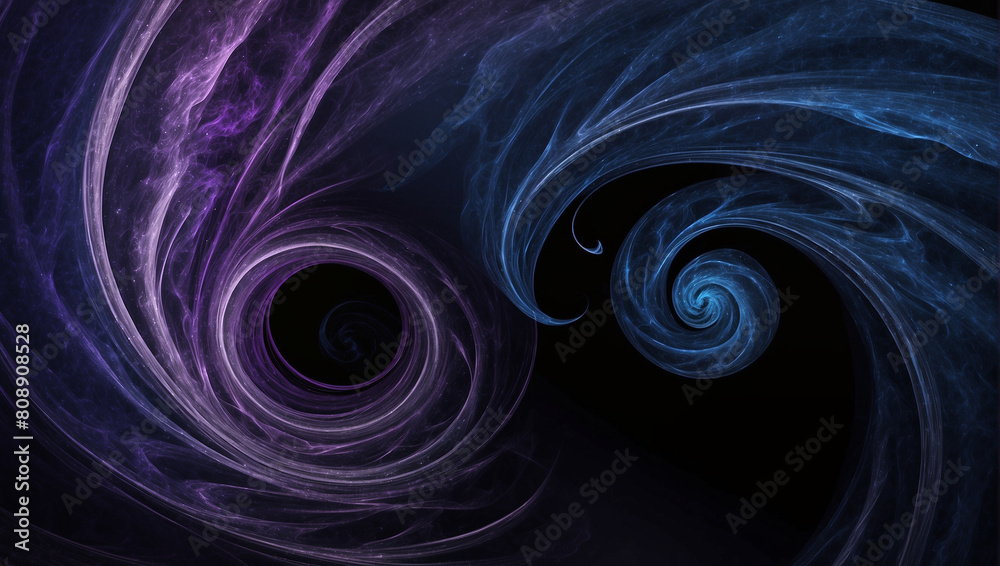 Obraz premium Spiral Space Background