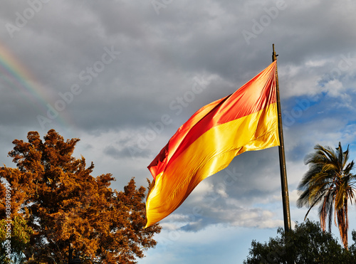 Cuenca province flag, Ecuador, South America  photo