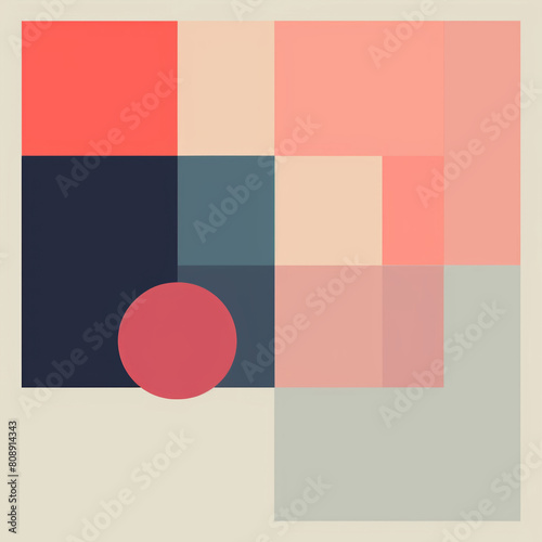 AI generated illustration of View of a colorful palette-pixels © Wirestock