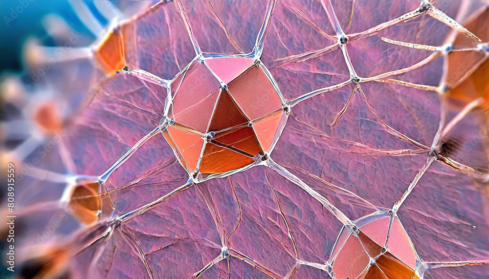 nanomaterials under the microscope, with detailed view of their intricate structure, nanomaterials under the microscope, with detailed view of their intricate structure,