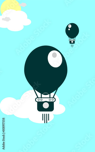 Air balloon logo