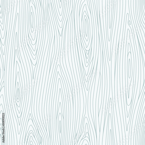 Wood texture seamless pattern background. Thin line vector plank.