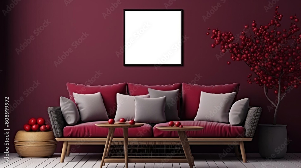 Contemporary living room with a Scandinavian hygge aesthetic Contemporary living room with a Scandinavian hygge aesthetic
