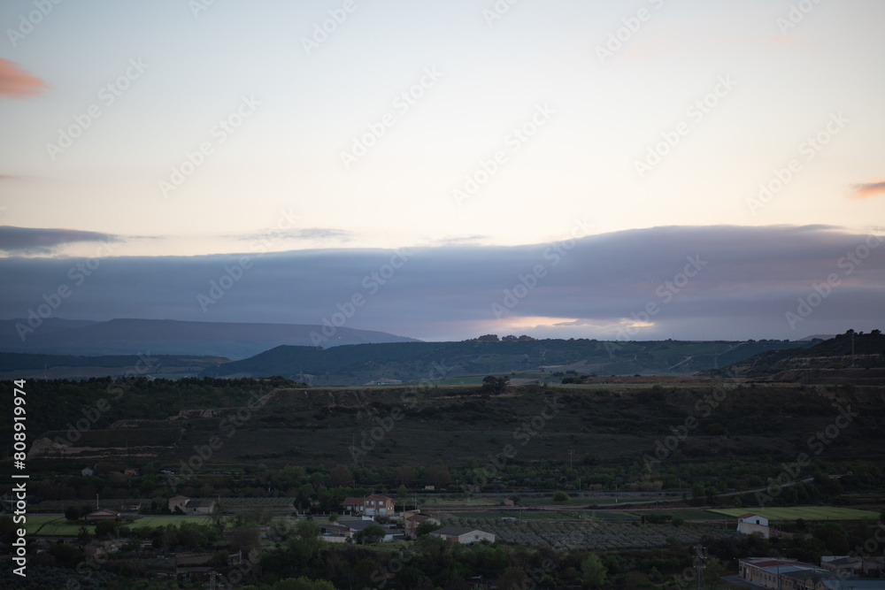 Fototapeta premium Twilight Over the Countryside