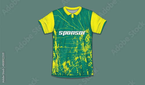 Soccer jersey design for sublimation