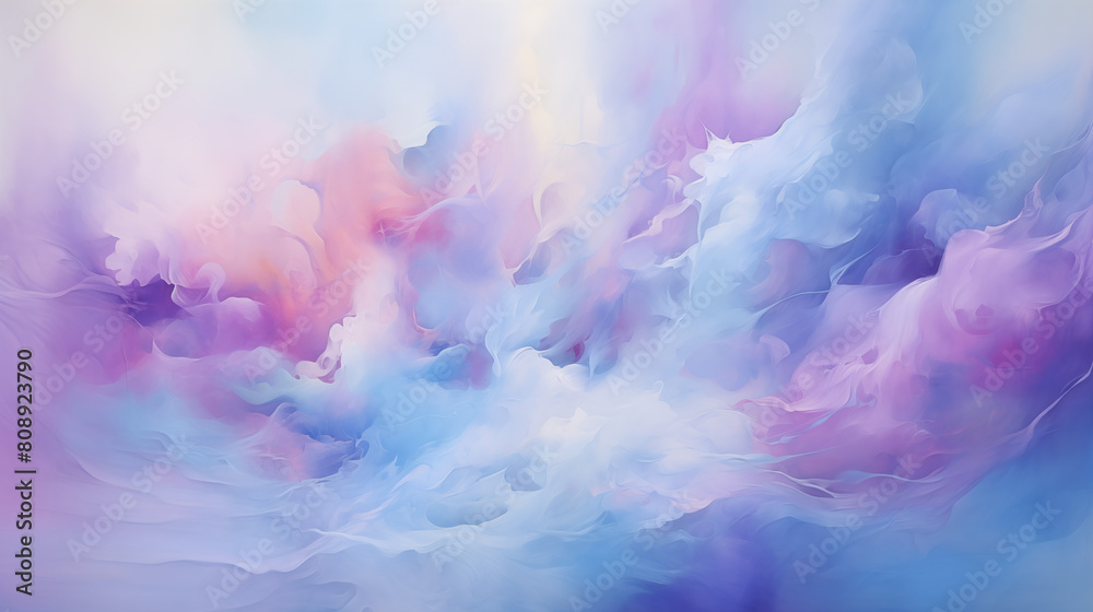 Ethereal Pastel Cloudscape Digital Art Ethereal Pastel Cloudscape Digital Art