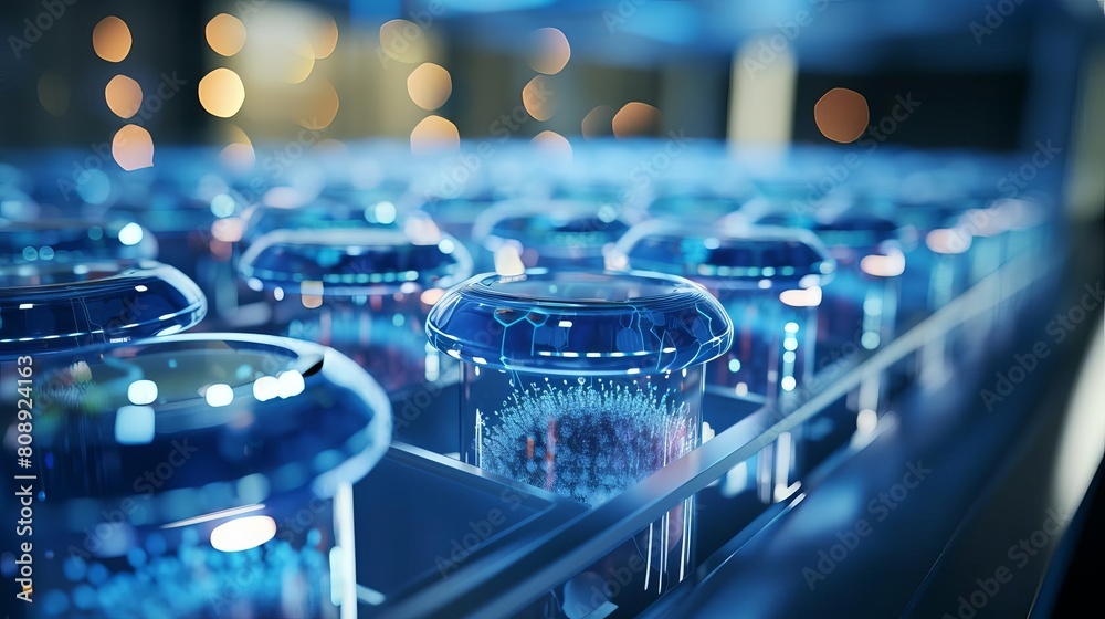 Stateoftheart in vitro lab where a team of biotechnologists work on identifying potential drugs to treat infections caused by antibioticresistant bacteria Stateoftheart in vitro lab where a team of biotechnologists work on identifying potential drugs to treat infections caused by antibioticresistant bacteria