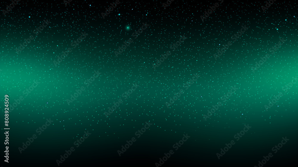 Obraz premium Starry Night Sky Gradient Background in Green