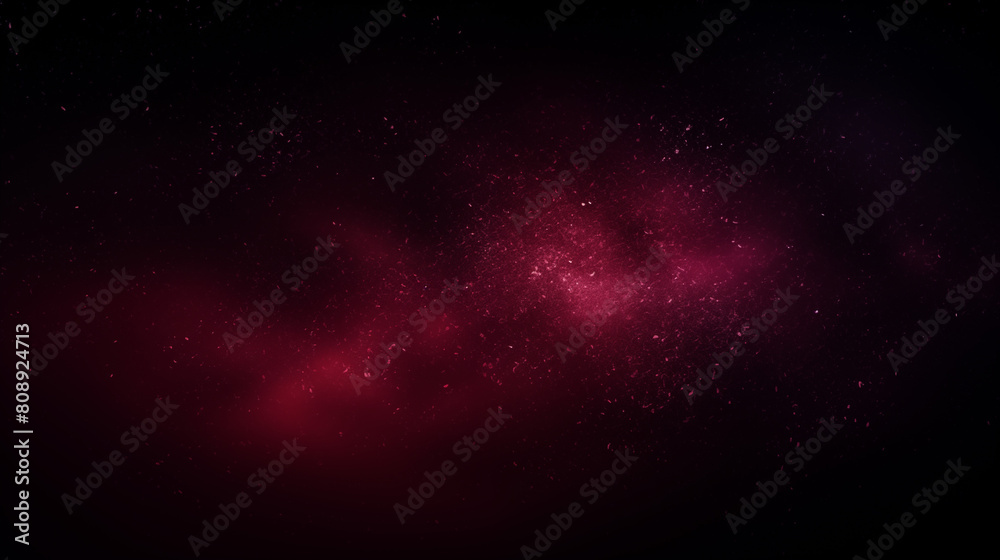 Deep Red Nebula with Particle Effects