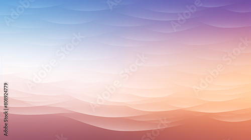 Abstract Layered Waves Background in Orange and Pink