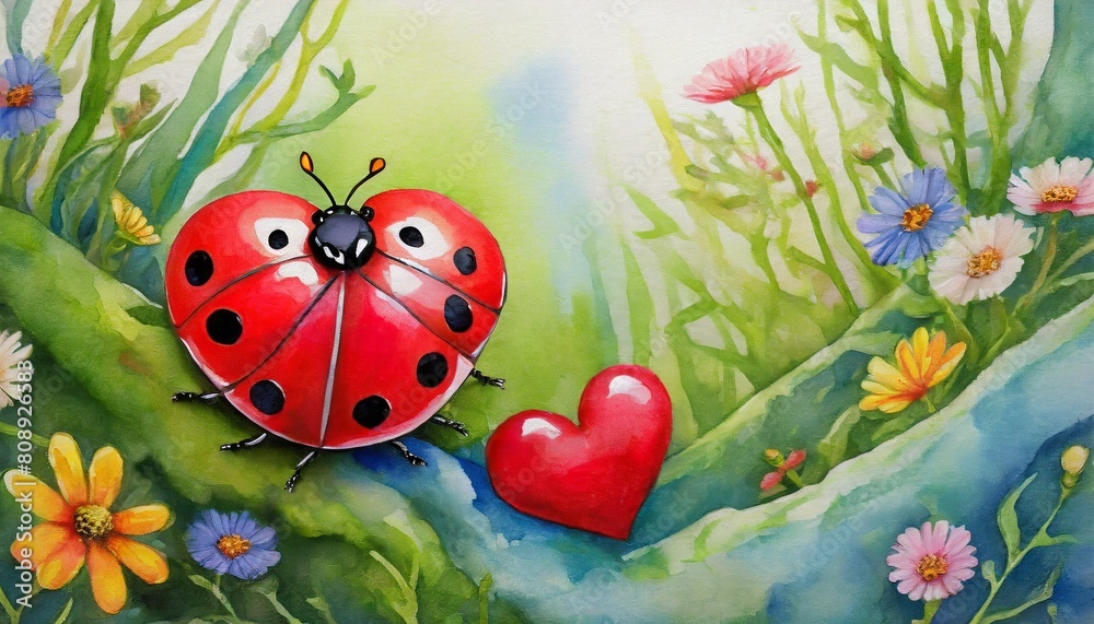 ladybug on a flower ladybug on a flower