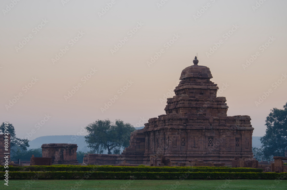 The Pattadakal Monuments during Sunrise, Karnataka, India. UNESCO World Heritage Site The Pattadakal Monuments during Sunrise, Karnataka, India. UNESCO World Heritage Site