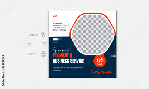 Social Media Post Banner Layout
