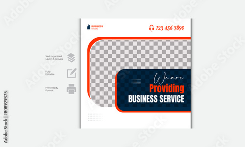 Social Media Post Banner Layout
