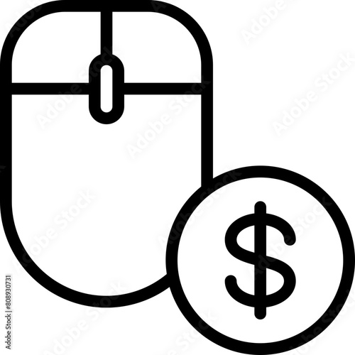 Cost Per Mouse Click Icon