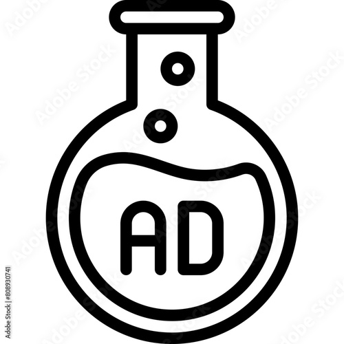 Advert Testing Beaker Icon