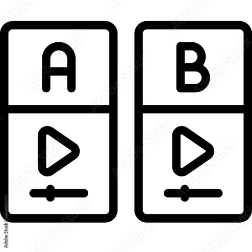 AB Testing Videos Icon