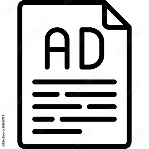 Advertising Copy Icon