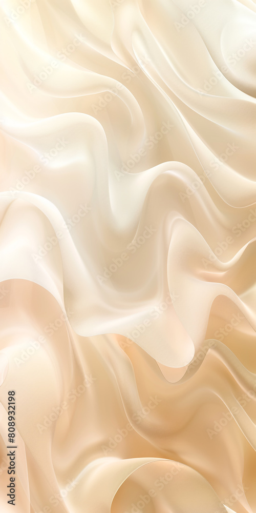 Obraz premium Abstract pattern background with flowing gradient from eggshell to ivory