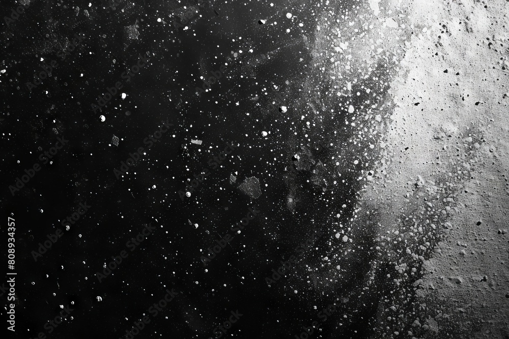 abstract black and white gradient with grainy noise texture minimalist background
