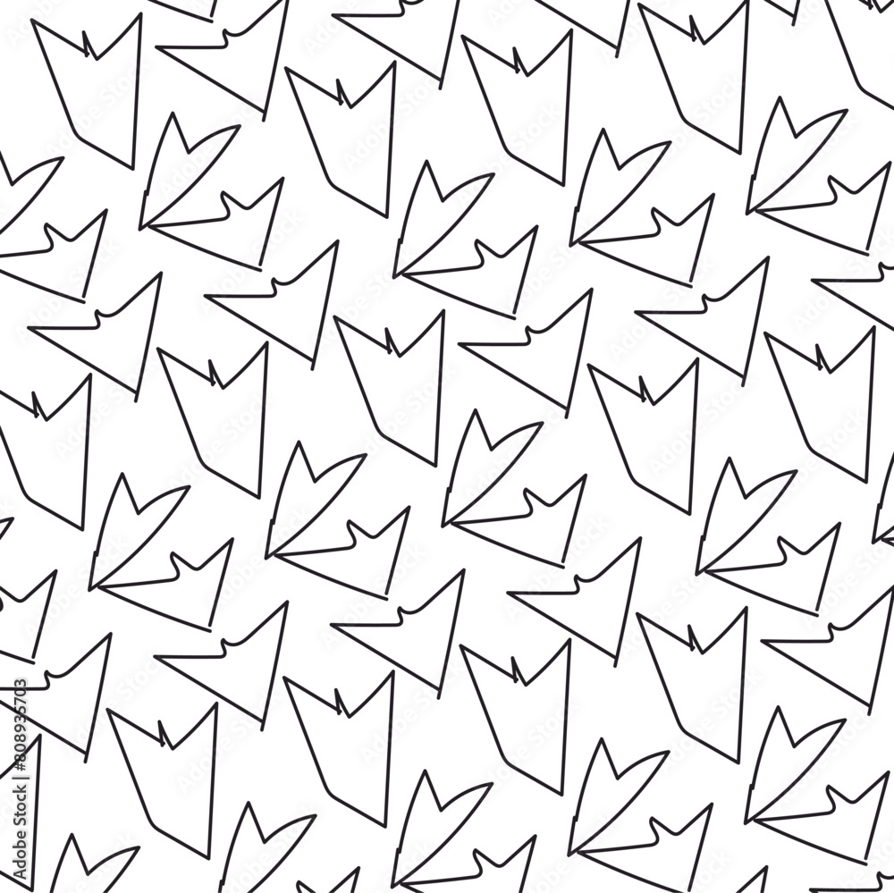 White pieces of paper with sharp cut shapes. White pieces of paper with sharp cut shapes.