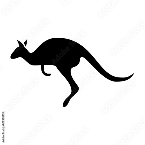 kangaroo solid icon vector in trendy style