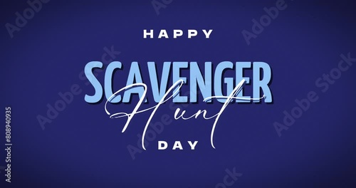 Scavenger Hunt Day Holiday Concept National Video