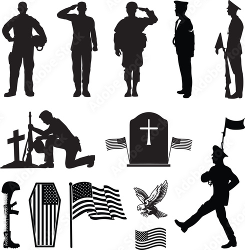 Honor in Silhouette - Memorial Day Army Tribute Series