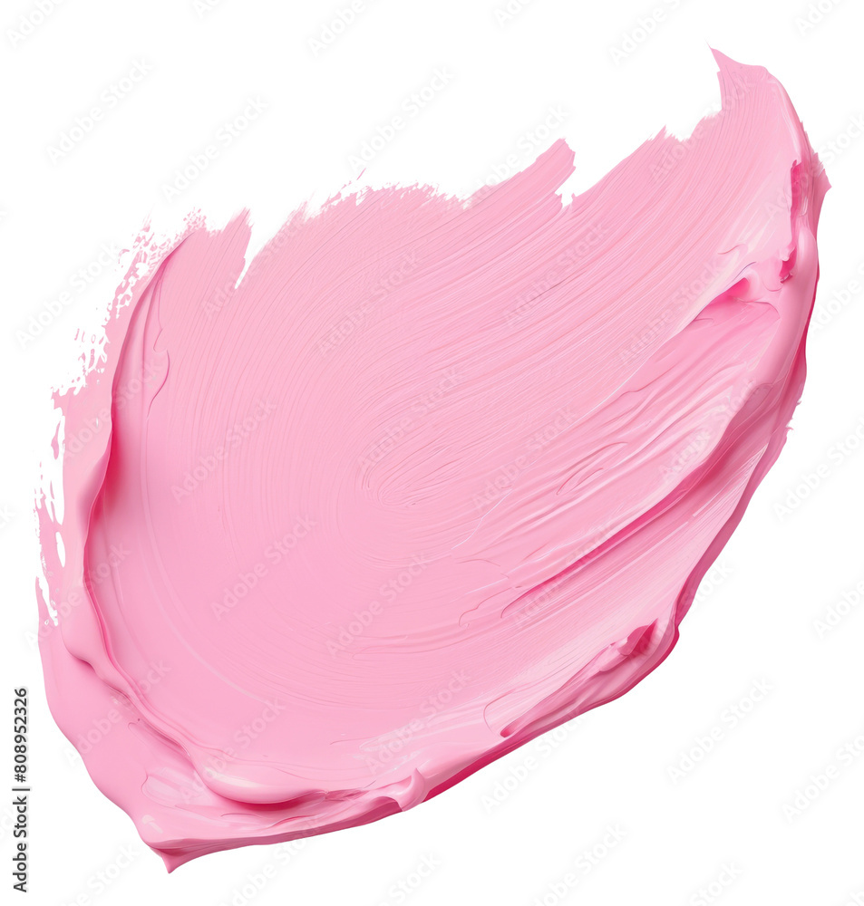 PNG Flat pale pink paint brushstroke petal white background cosmetics. AI generated Image by rawpixel. PNG Flat pale pink paint brushstroke petal white background cosmetics. AI generated Image by rawpixel.