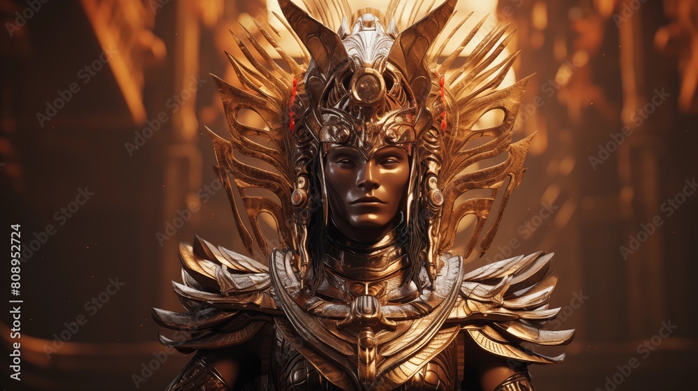Obraz premium Amun - The egyptian god of creation.