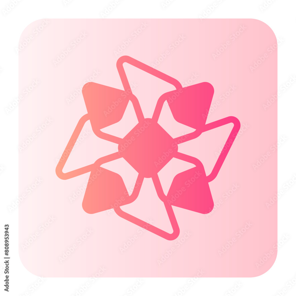 origami gradient icon