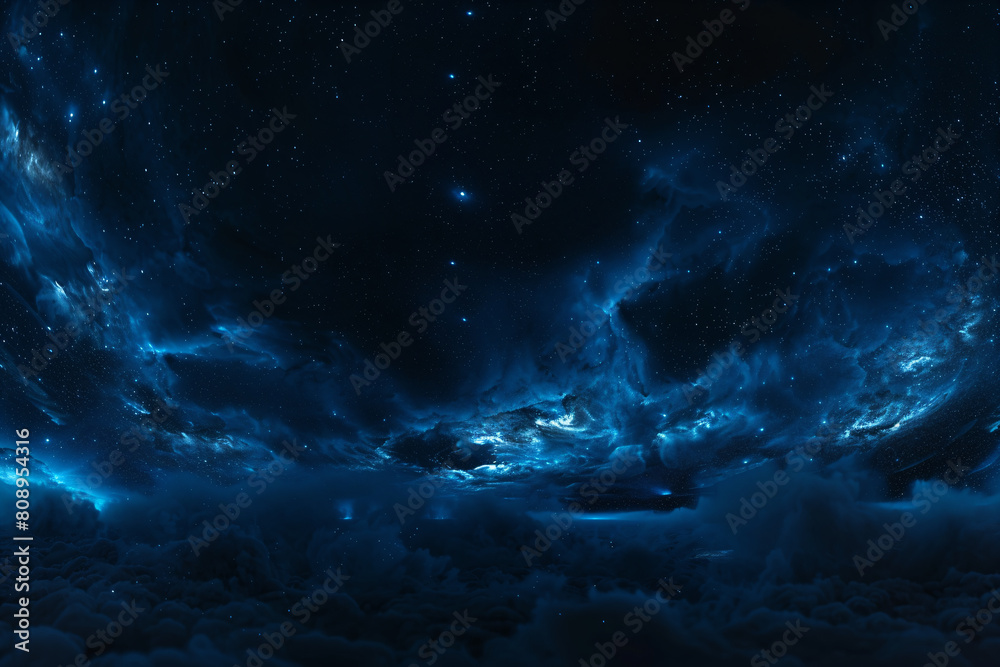 a night sky with a lot of clouds and stars a night sky with a lot of clouds and stars