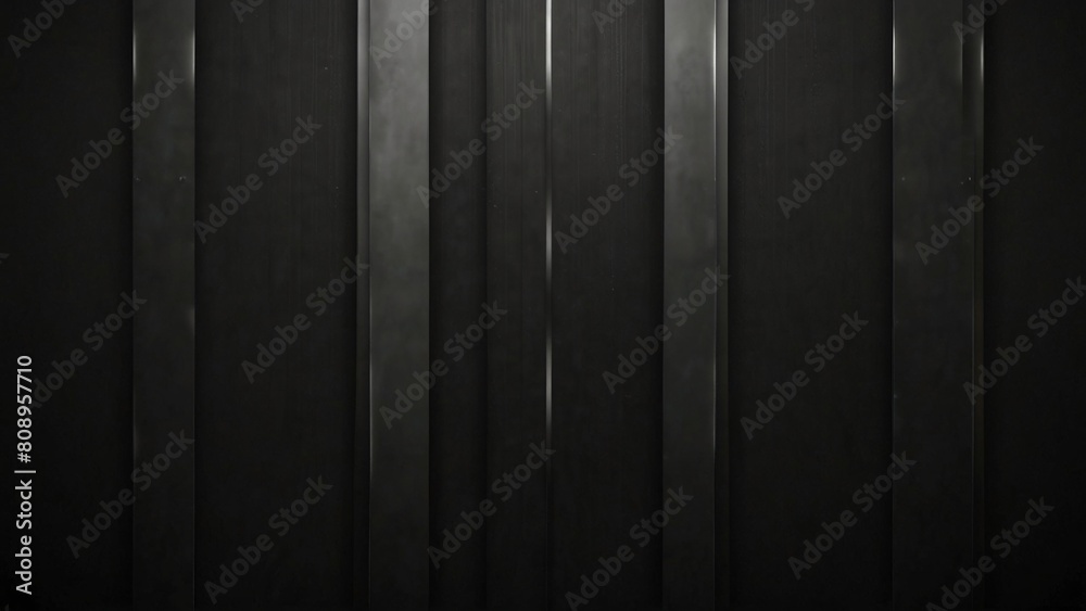 Fototapeta premium Clean and tidy dark metal background silver glow