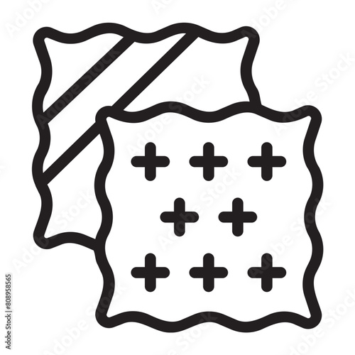 fabric line icon