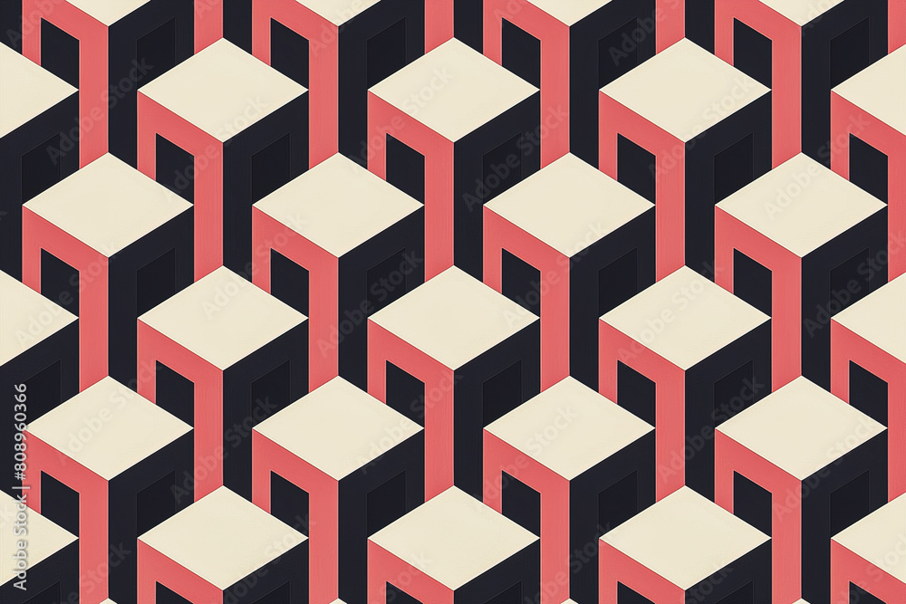 Obraz premium pattern of geometric shapes for background